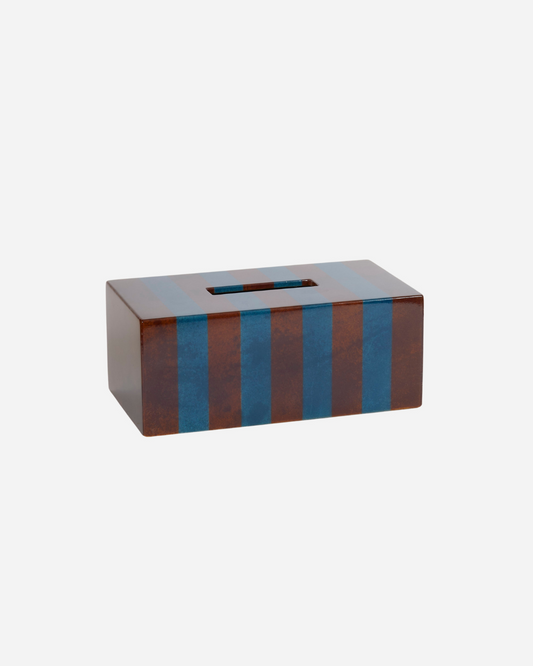 Parchment Tissue Box — Indigo & Tobacco