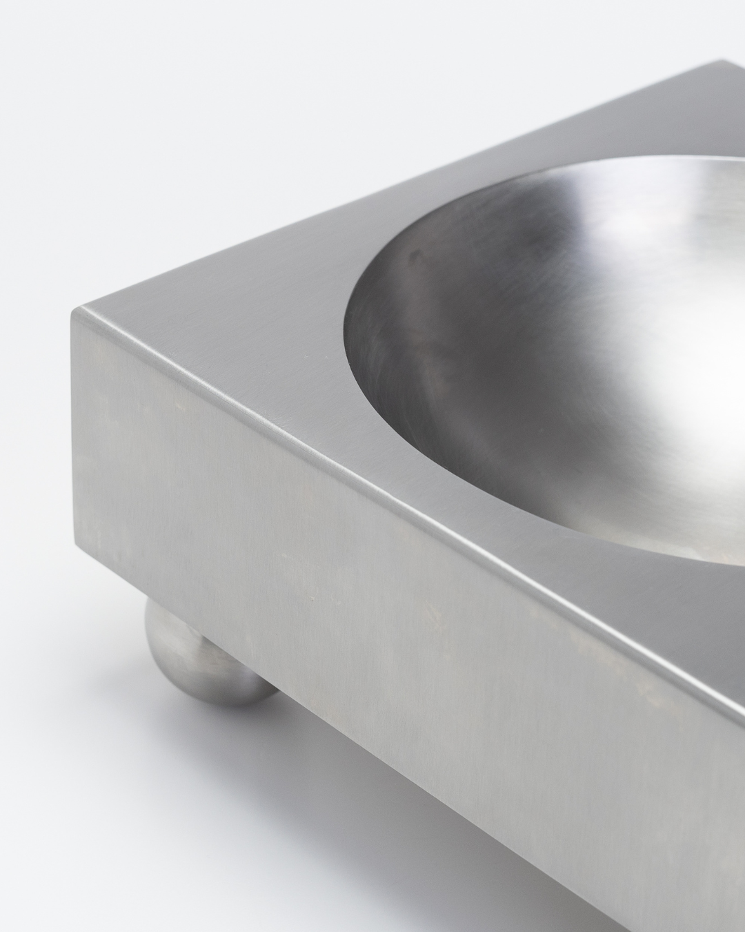 Brushed Steel Tray