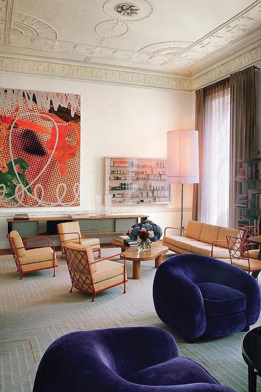 Maja Hoffmann — Marylebone Interior with Jean Royère and Charlotte Perriand