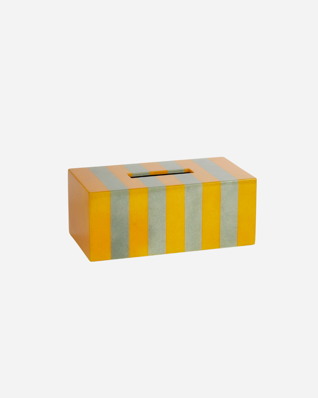 ROMA: Two-Tone Parchment Tissue Box